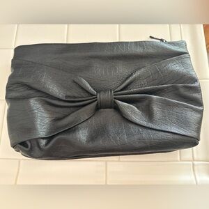 Vintage Black Clutch with Bow